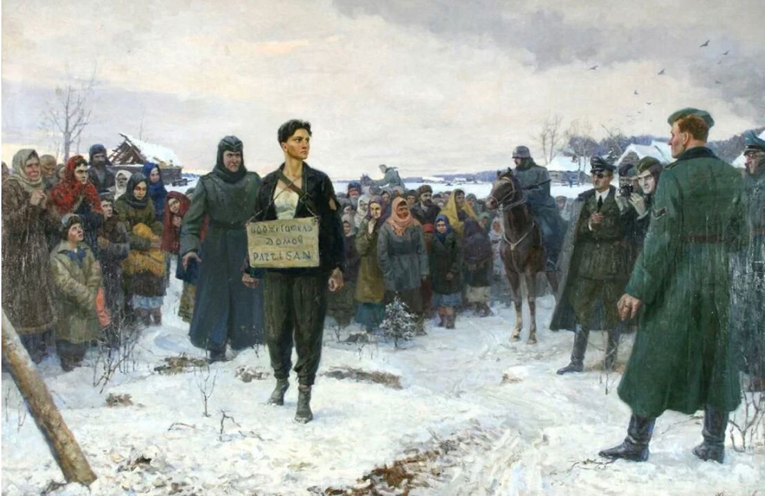 Поэт, генерал и патриот России Эдуард Артюхов, посвятил своё стихотворение подвигу Зои Космодемьянской.