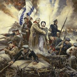 Генерал Э. Артюхов «Где бы ни был моряк, не ходил, где бы волны он не бороздил, знает точно русский моряк…»